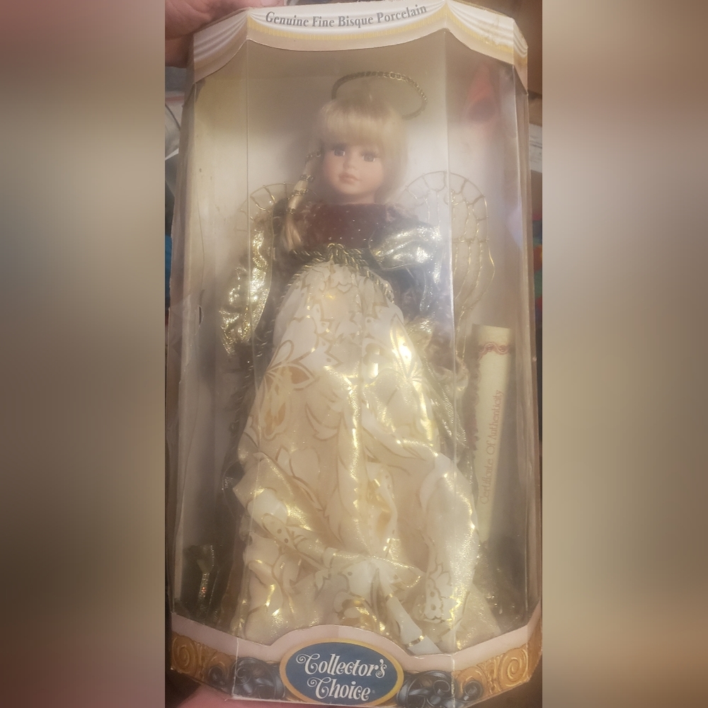 Collector's Choice Limited Edition Genuine Fine Bisque Porcelain Doll